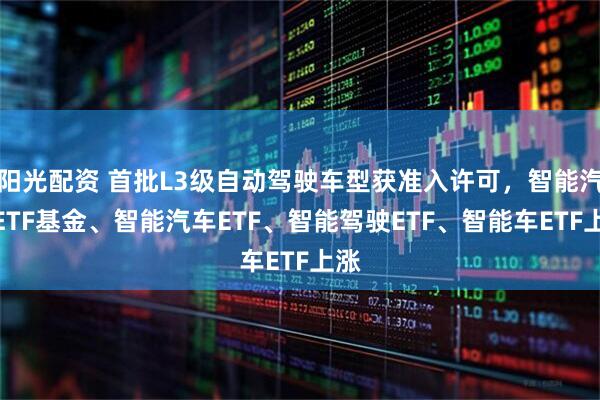 阳光配资 首批L3级自动驾驶车型获准入许可，智能汽车ETF基金、智能汽车ETF、智能驾驶ETF、智能车ETF上涨
